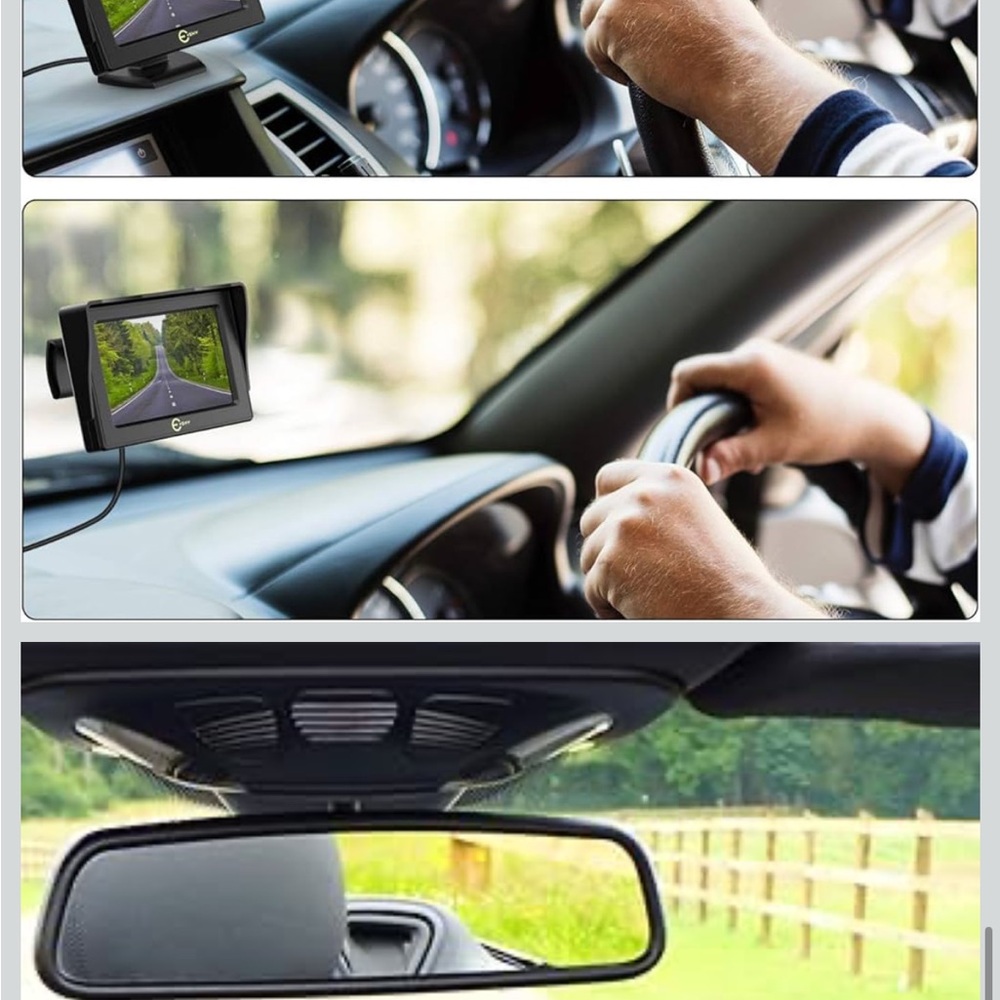 Waterproof Rear-View Camera and Monitor Set - Picture 8 of 10